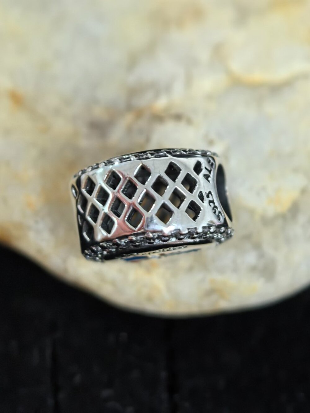 Pandora Dominican Republic CZ Charm, S925 Silver Jewelry Jewelry (Women's) - Picture 3 of 4